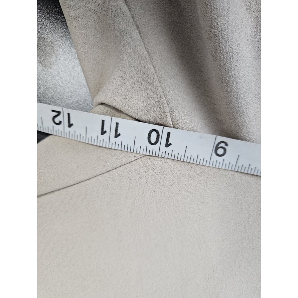 SOHO‎ Apparel Beige Tie Waist Pants Women's Medium M Slim Tapered Stretch Casual - Picture 6 of 8